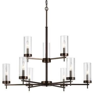 Generation Lighting Zire 9 Light 32" Wide Taper Candle Chandelier - Bed ...